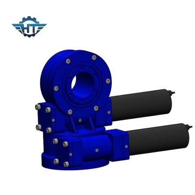 comprar Caixa de engrenagens dupla da movimentação do pântano de uma linha central de 7 polegadas com os motores da C.C. 12V para o sistema de rastreio solar online manufacture