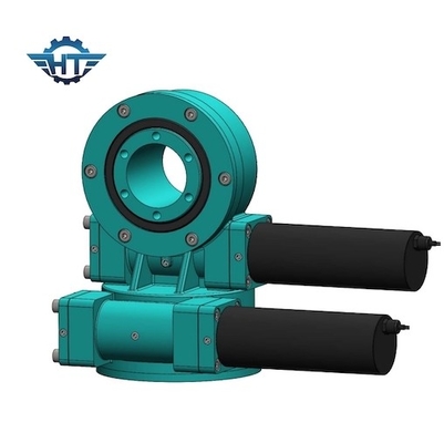 comprar A linha central dupla do motor deslizante massacrou a movimentação 14 polegadas de Grey Solar Slew Drive de prata online manufacture
