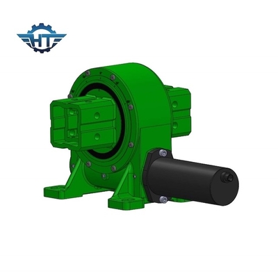 Auto que trava a movimentação do sem-fim com o tubo quadrado para o sistema de rastreio solar da única linha central vertical