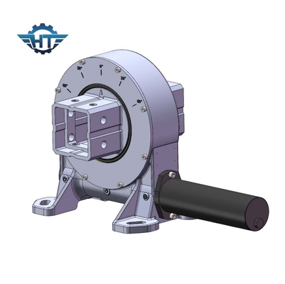 Oem 7 &quot; Slew Drive caixa de engrenagens de baixa velocidade para o rastreador solar de eixo único horizontal