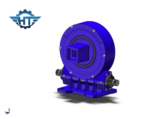 VE9 Vertical Worm Gear Slew Drive, compacto e de alta resistência para elevação e operações em alta altitude