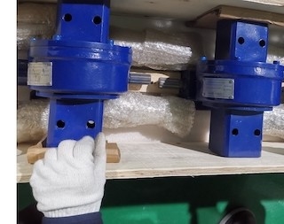3 polegadas de caixa de engrenagens do sem-fim com o motor para o sistema de rastreio do painel solar de carga pesada