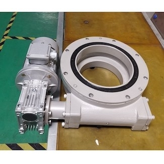 3&quot; torque horizontal da saída avaliado do anel 50Mn ISO9001 600NM do pântano da movimentação do sem-fim