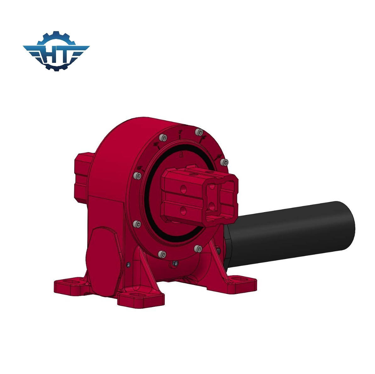 Hourglass Worm Solar Tracker Slew Drive